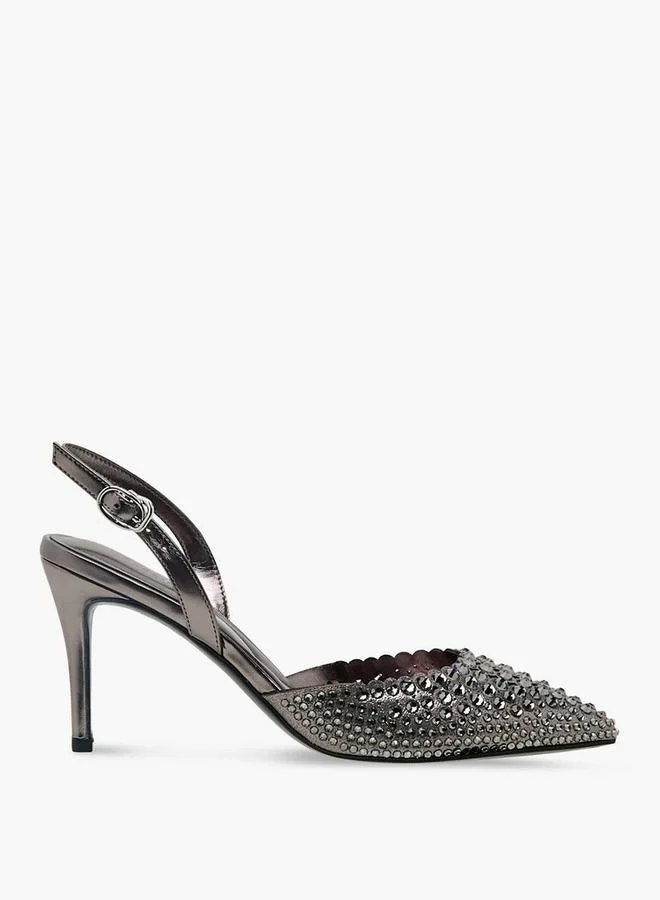 Celeste Women Stiletto Heel Embellished Shoes Ramadan Collection